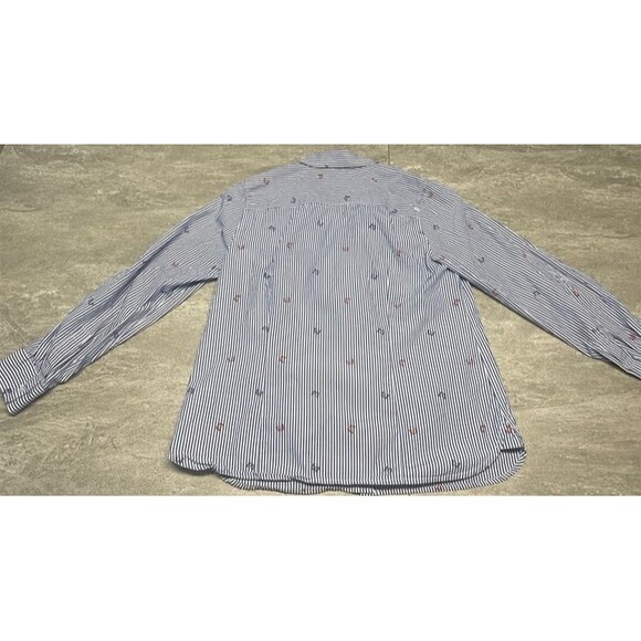 Bundle of TWO ~ Talbots Petite Small Button-Down Butterfly Shirt, Paisley Tunic - Picture 10 of 11